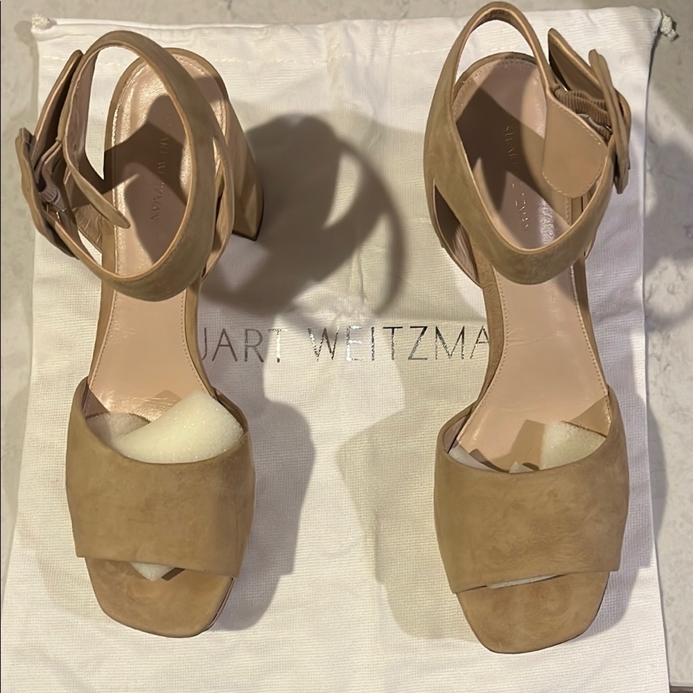 Stuart Weitzman Women's Realdeal High-Heel Platform Sandals | size: 11 - Picture 4 of 6